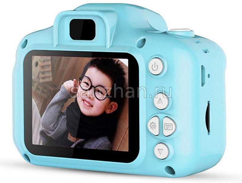 Детский цифровой мини фотоаппарат X2 (Голубой)