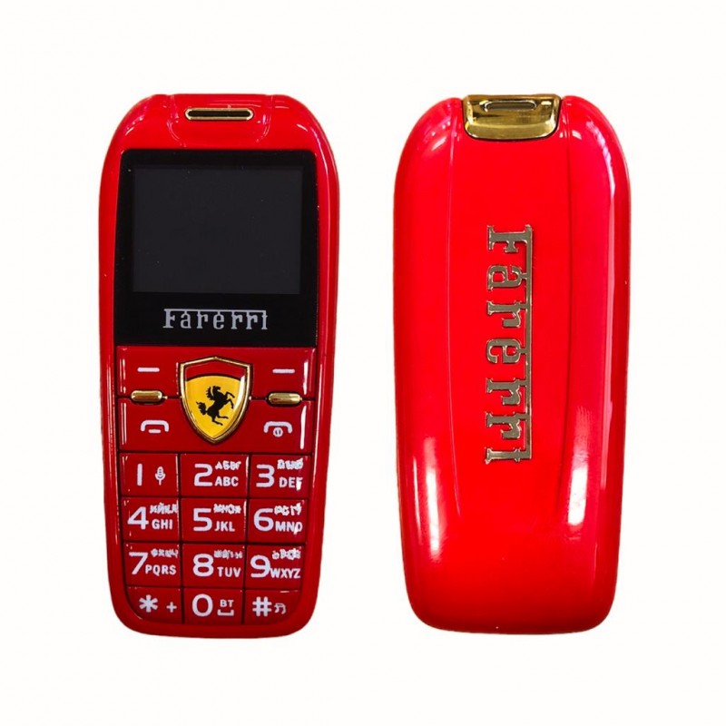 Кнопочный мини телефон с двумя SIM-картами BF488 красный